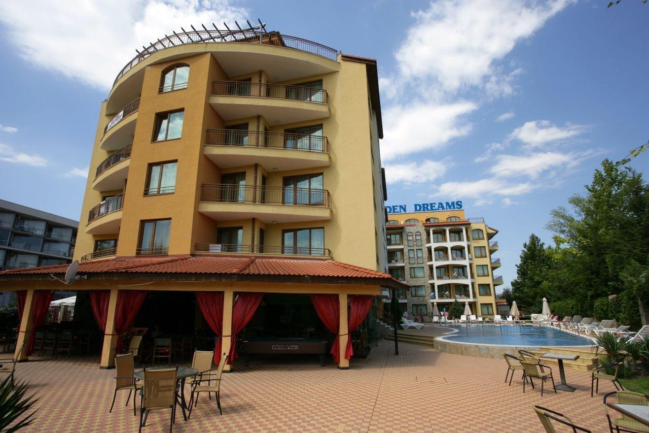 Complex Golden Dreams Aparthotel Napospart Kültér fotó